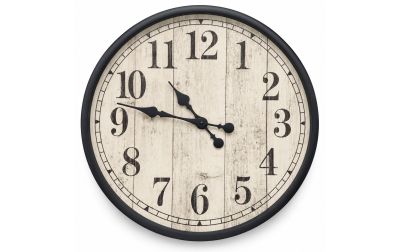 ROUND WALL CLOCK 35CM WINDOW