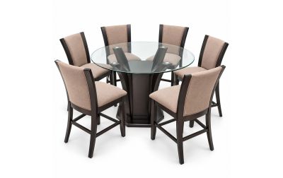 DWP 7PC ROUND GLASS PUB SET