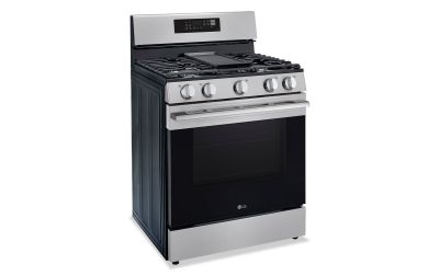 LG 6.3 CU FT GAS STOVE S/STEEL