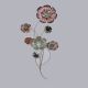 FLORAL STEM METAL ART