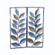 METAL LEAF 2PC WALL DECOR