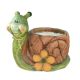 CERAMIC SNAIL PLANT POT