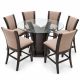 DWP 7PC ROUND GLASS PUB SET