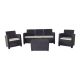 ALAMO III RATTAN 4PC PATIO SET