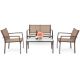 CYPRESS 4PC STEEL PORCH SET