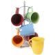GIBSON 7PC 15OZ CURVE MUG SET