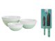 MARTHA STEWART 3PC BOWL SET