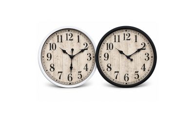 ROUND WALL CLOCK 50CM WINDOW