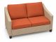 WICKER LOVESEAT SOFA
