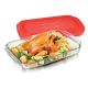 PYROREY SQUARE DISH W/ LID