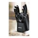 MAXSONIC 8PC KNIFE SET BLACK